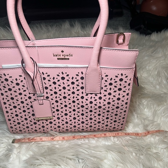 kate spade Handbags - Baby Pink and Brown Kate Spade Bag
